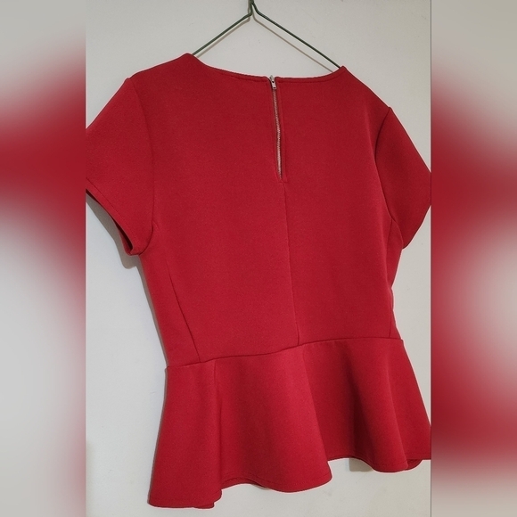 Short Sleeve Peplum blouse - Picture 2 of 7
